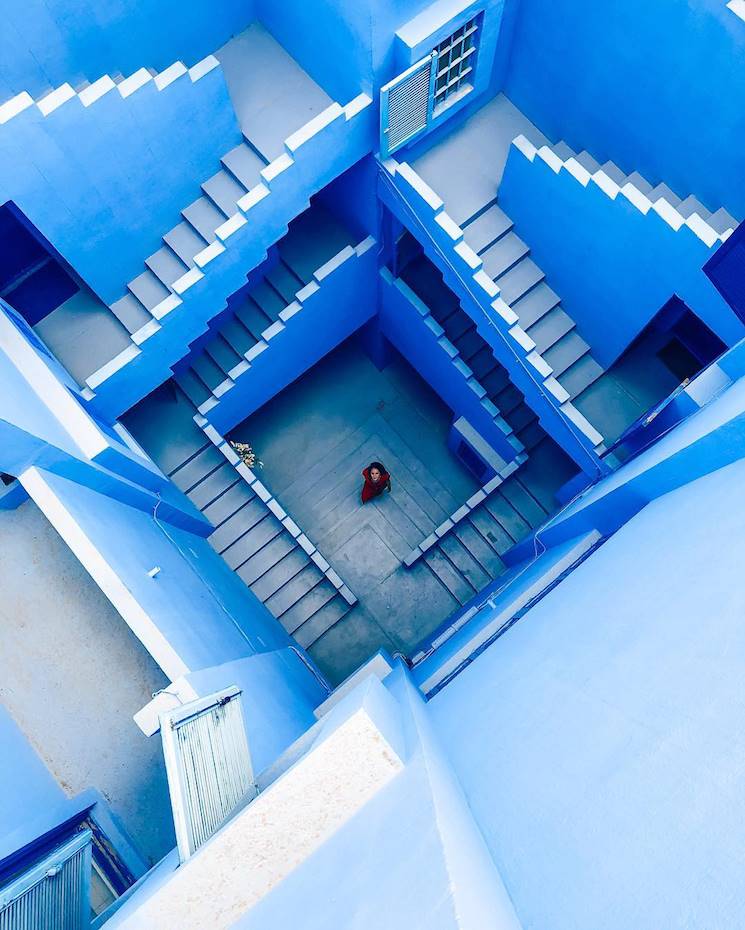Vista Aérea de la Muralla Roja Ricardo Bofill